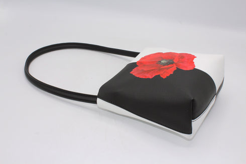 <tc>Aria - handbemalte Blumenapfel Leder Baguette -Tasche</tc>